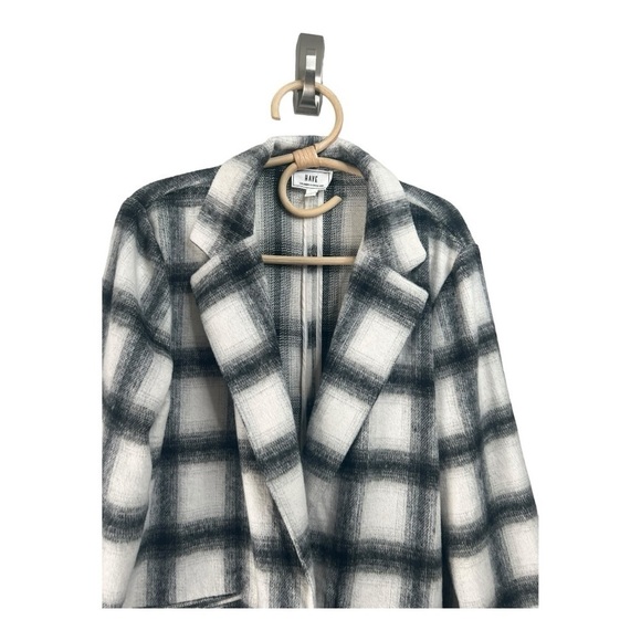 HAVE Los Angeles Checkered Open Front Longline Checkered Blazer Jacket Large - Picture 6 of 15